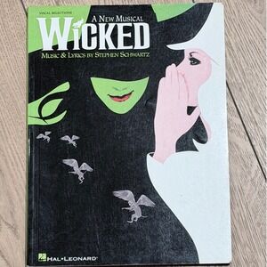 Wicked A New Musical Vocal Selections Sheet Music Piano Voice Book Schwartz